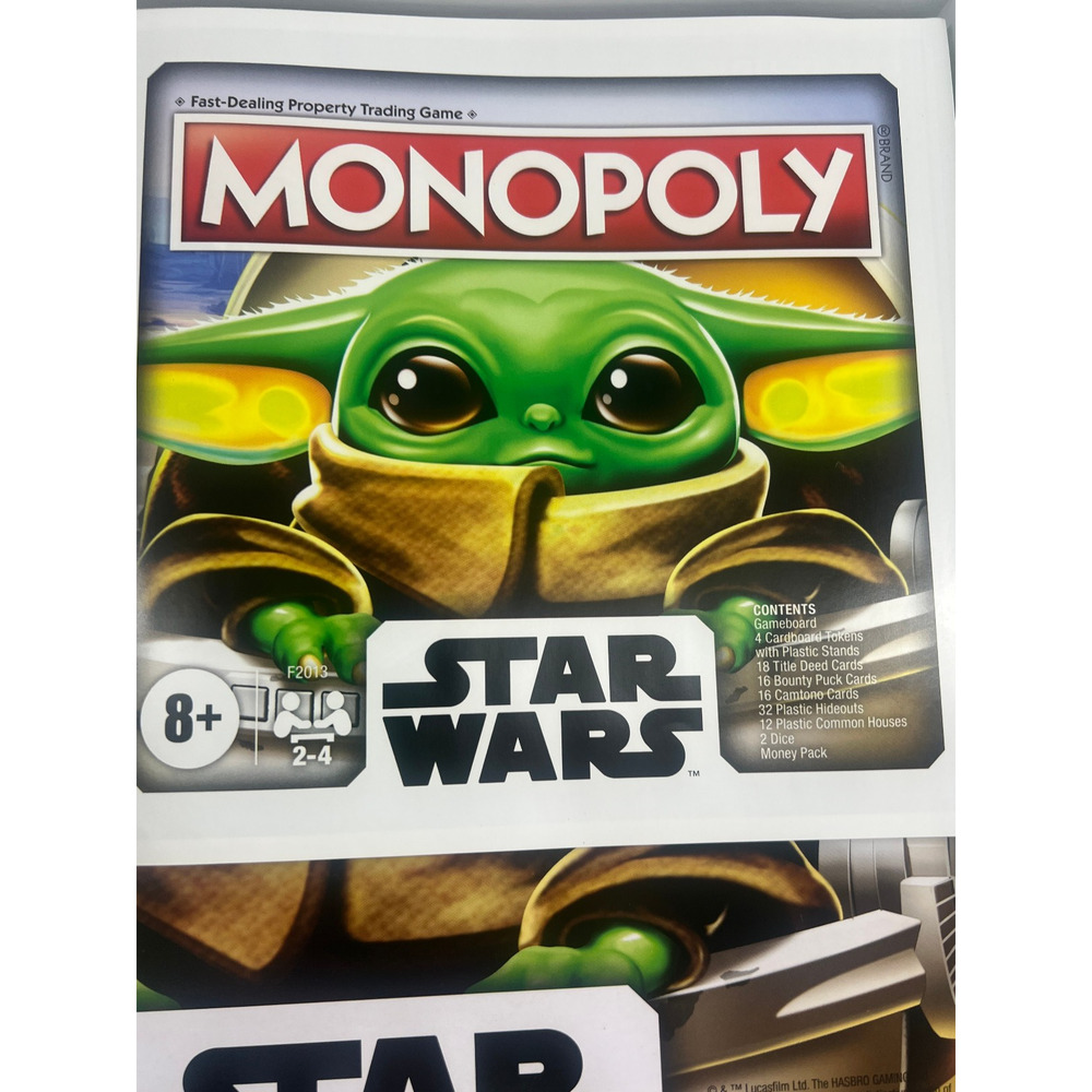 Monopoly: Star Wars The Child Edition Board Game for Kids and Families New - Picture 5 of 9
